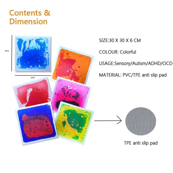 Early Learning Sensory Activity 9 Mats for Toddlers - 1 Set(9 Squares) - Picture 12 of 14